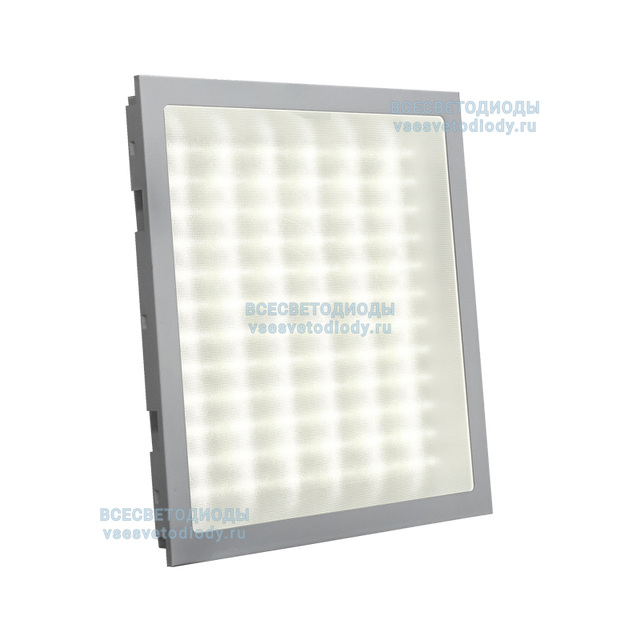 Светильник Clip-in 36W-4700Lm суперэффективный 4000-4500К Микропризма IP54 с БАП (aax.tech) на 1 час